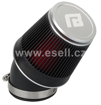 Air filter 48mm foam bent NIBBI racing - chrome