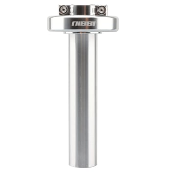 Gas handle pit bike NIBBI racing CNC silver