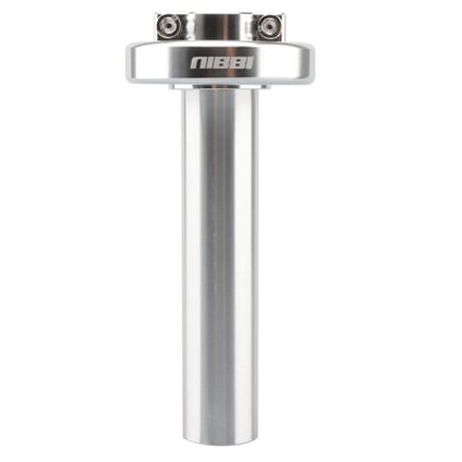 Gas handle pit bike NIBBI racing CNC silver