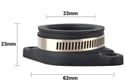 Flange / adapter of carburetor 61,5mm / 33mm