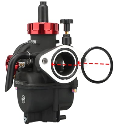 Sealing of the NIBBI carburetor racing PE FL
