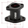 Flange / adapter of carburetor 48mm / 42mm red Nibbi racing
