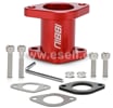 Flange / adapter of carburetor 48mm / 42mm red Nibbi racing