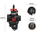 Carburetor PE 28 NIBBI racing black